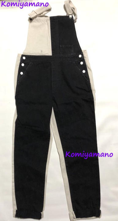 GUESS サロペット black & white オーバーオール 未着用