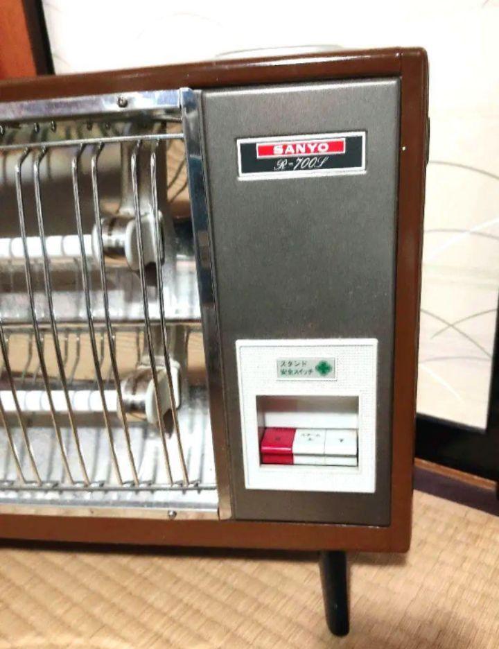 【昭和レトロ 家電】三洋電気　サンヨー　電気ストーブ　Ｒ-700S