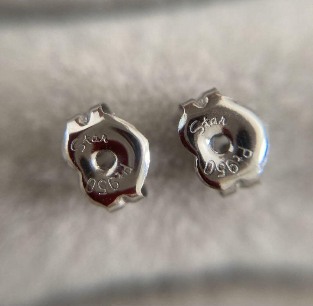 スタージュエリー　PT950 パールピアス