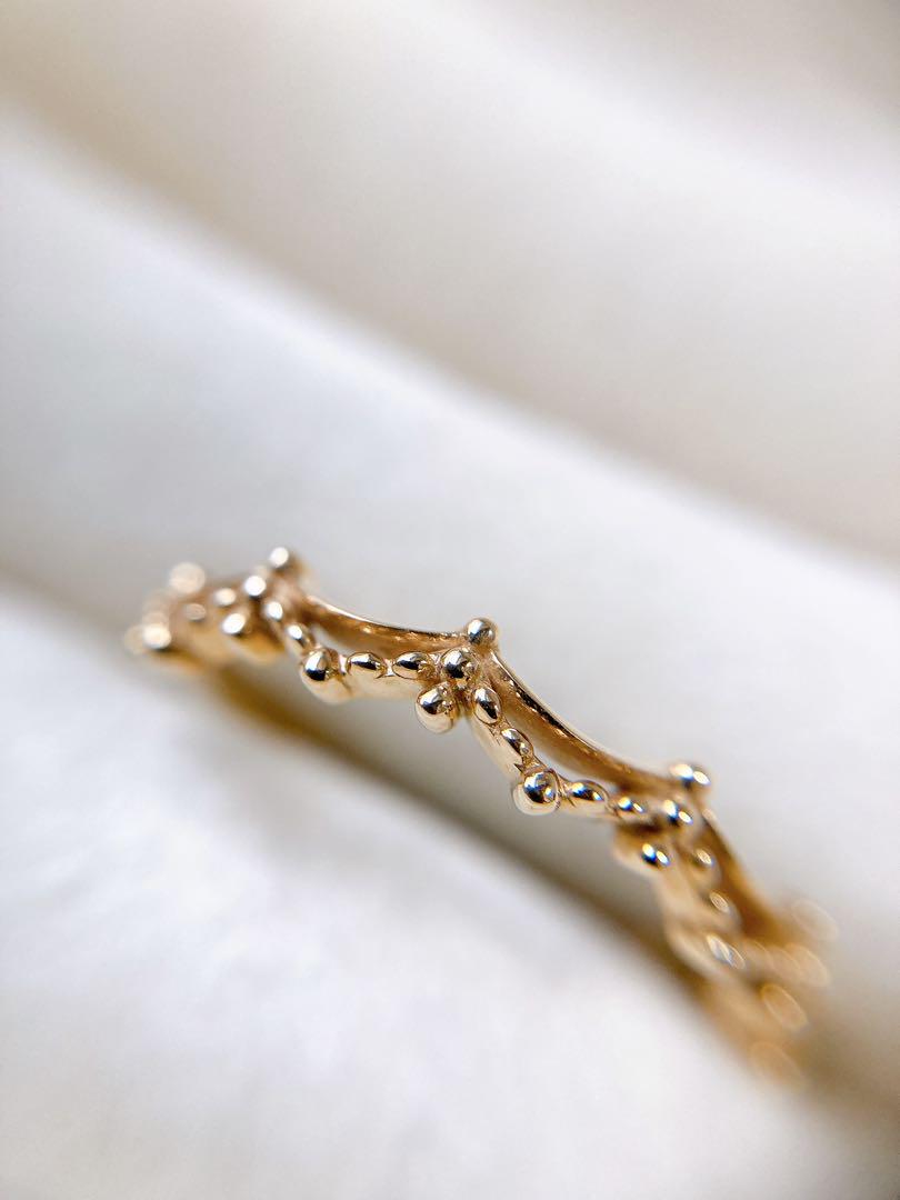 【NOJESS】 Pocket Ring k10スカラップレース リング 9号