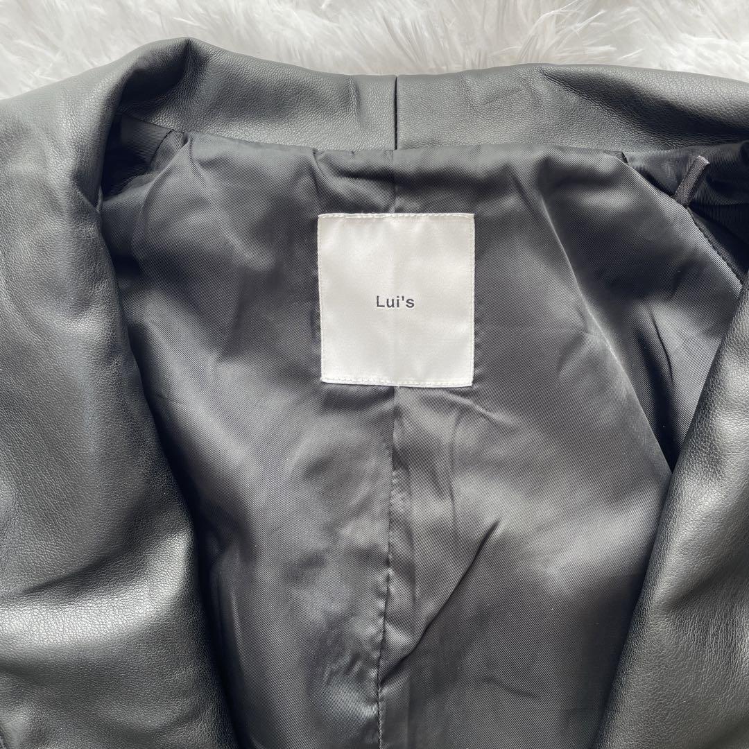 Lui’s 23AW フェイクレザースタンドブルゾン ジャケット フェイクレザー