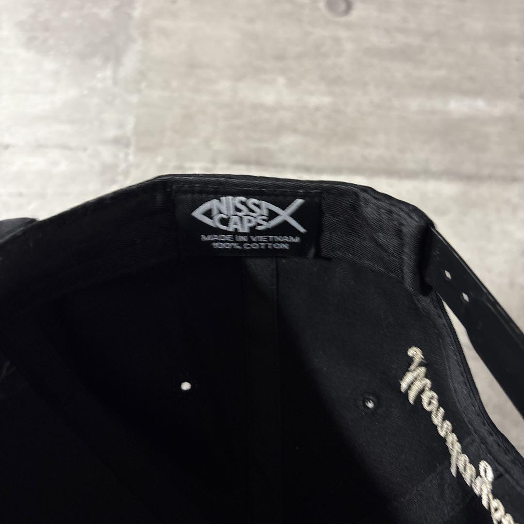 MONDAYSUCK YANKEES キャップ 刺繍ロゴ　ブラック　新品