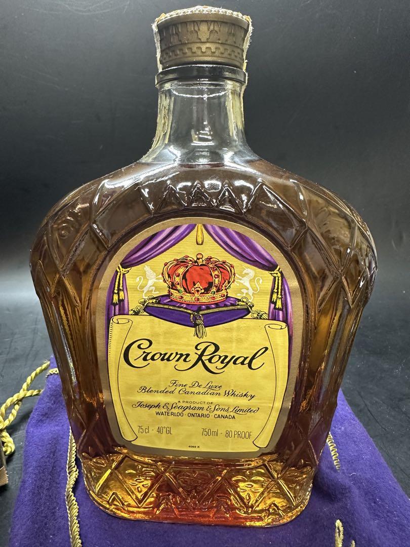 263 Crown  ブレンデッドウイスキー 750ml 1970 263 Crown Royal ブレンデッドウイスキー 750ml 1970