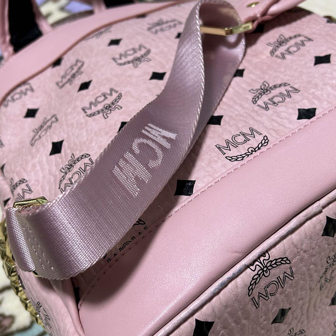 MCM リュック ピンク 画像5