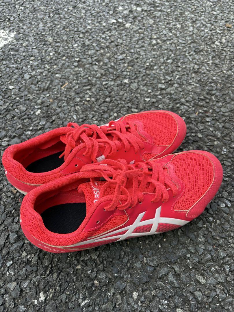 ASICS スパイクシューズ 1093A167 US 8 レッド