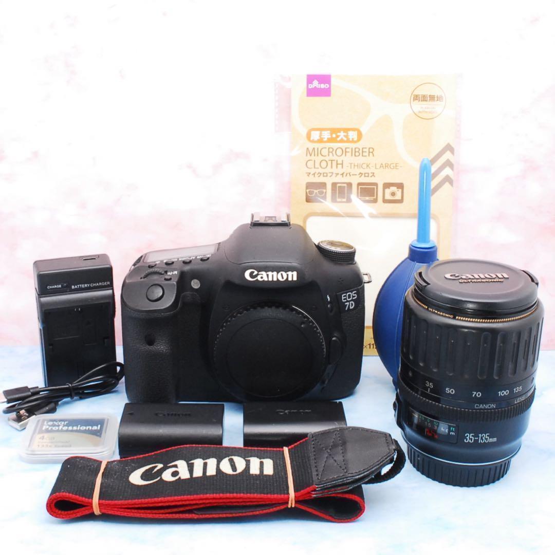 キャノン EOS 7D☆高速連写☆CFカード付でお得☆一眼レフカメラ