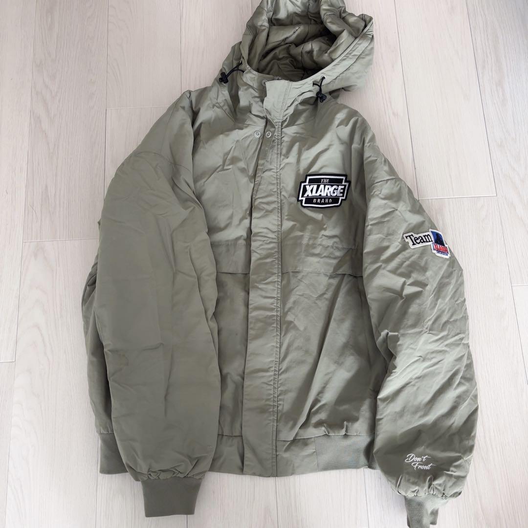 XLARGE ダウン カーキ 【サイズXL】