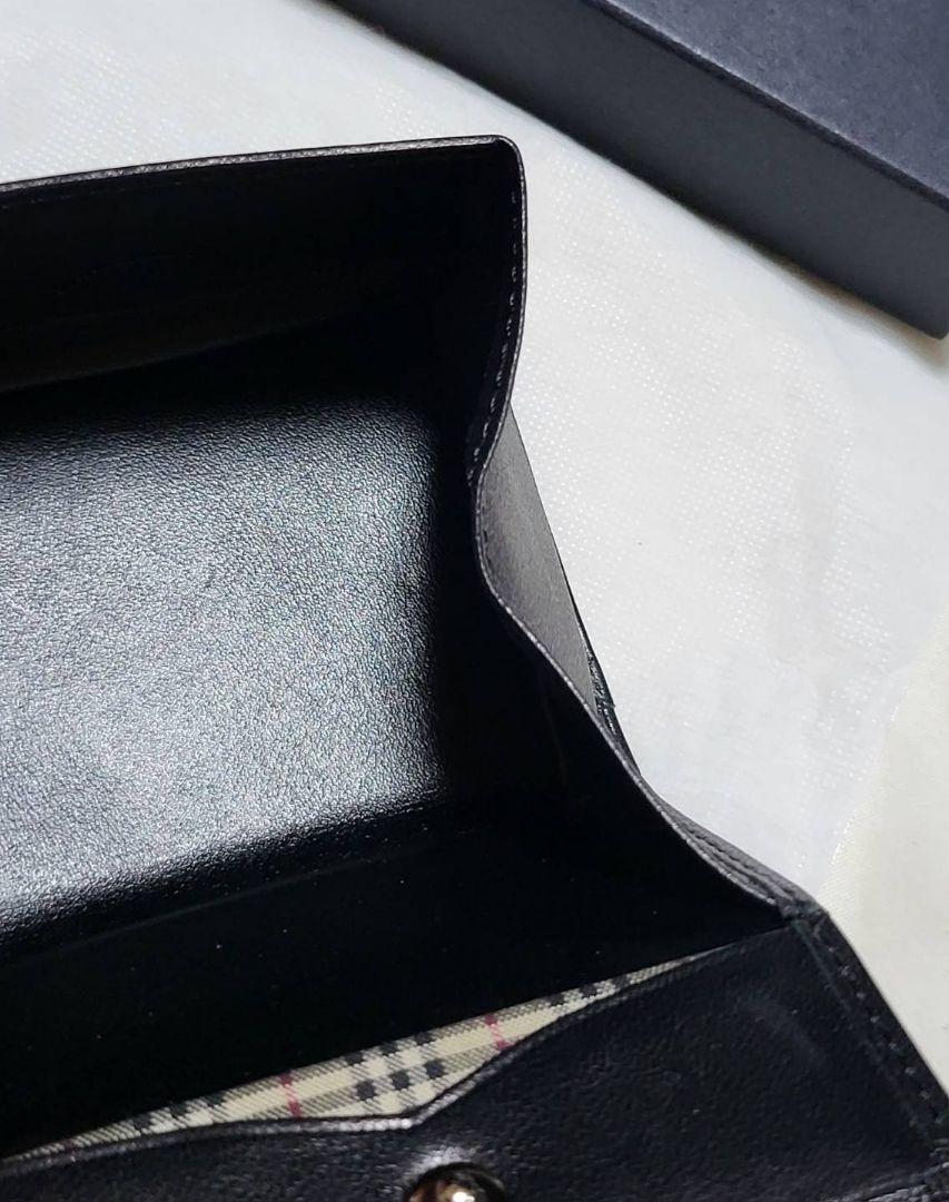 ◇BURBERRY◇【未使用に近い】ロゴ付 コインケース ラムスキン