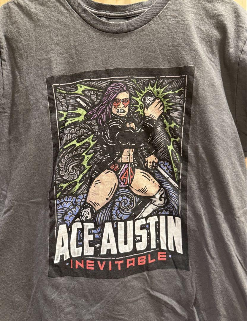 プロレス エース・オースティンACE AUSTIN Tシャツ M