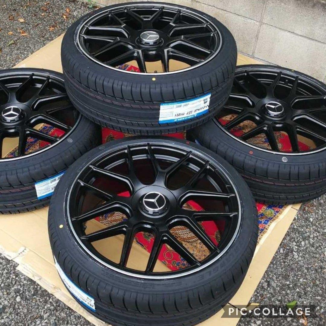 メルセデス・ベンツ Vクラス W639 20インチタイヤとホイール付き