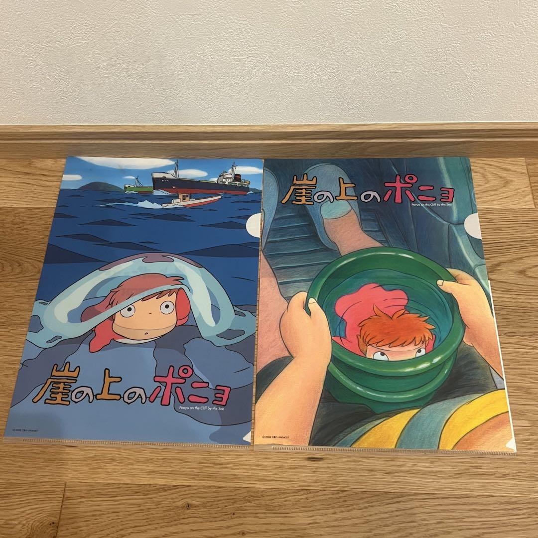 スタジオジブリ　レイアウト展　崖の上のポニョ　クリアファイル 崖の上のポニョ A4クリアファイル ポスター（4882） | すすのこ