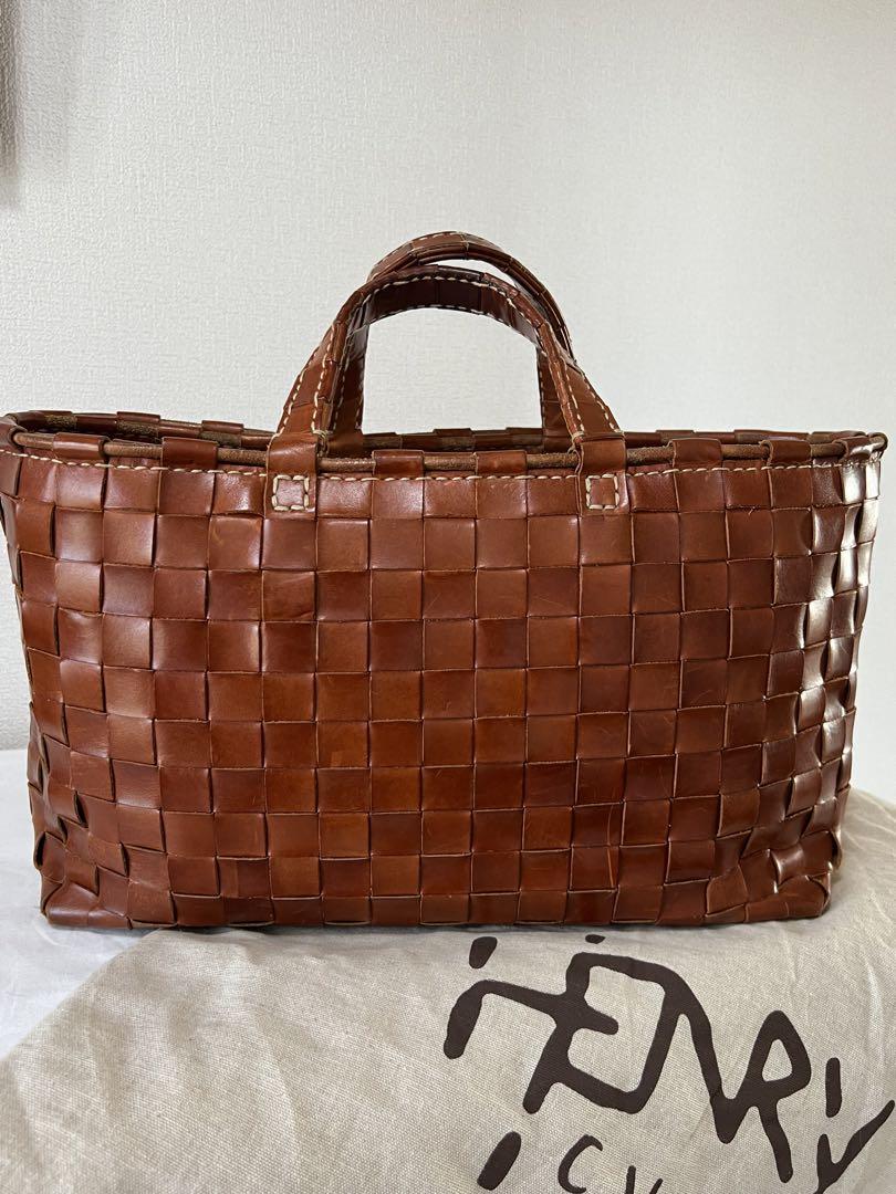 【お気にいる】 HENRY CUIR アンリークイール マルガリータ 茶 バッグ バッグ