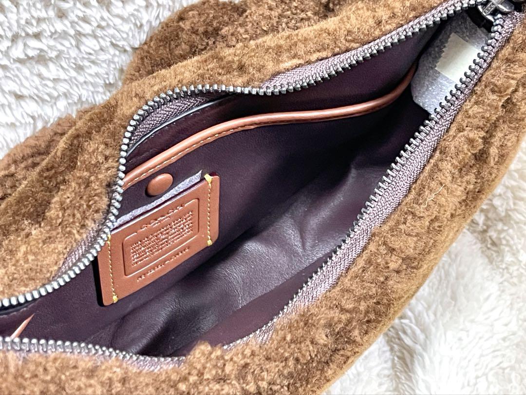 希少 新品未使用 COACH ミラ ハンドバッグ ショルダーバッグ ファー