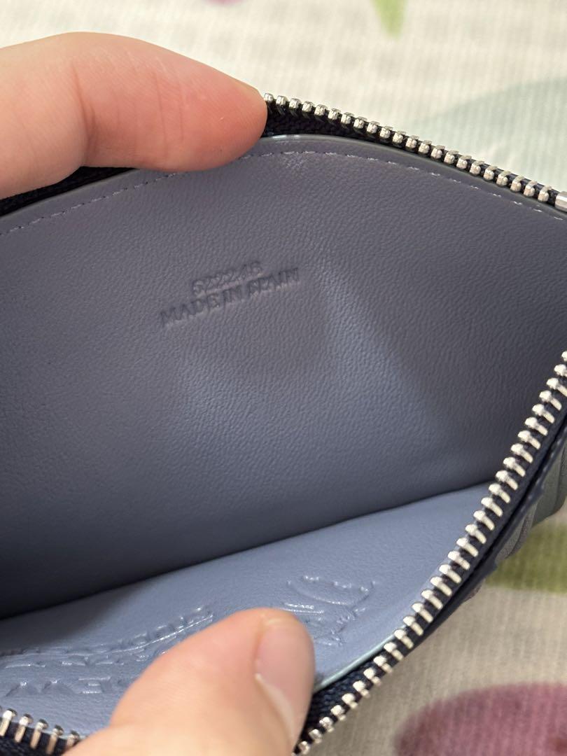 高級◇ LOEWE ロエベ財布 小銭入れ 青い 小物