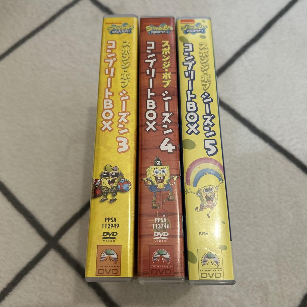 スポンジボブ　コンプリートBOX シーズン3・4・5 4,700円