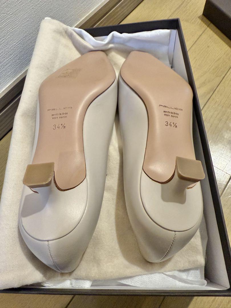 【未使用】PELLICO VENERE 34.5 スカラップ パンプス
