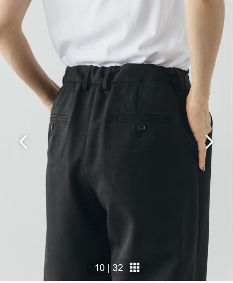 【新品】北欧暮らしの道具店 オンオフ頼れるしわになりにくいストレートパンツ 【新品】北欧暮らしの道具店 オンオフ頼れるしわになりにくいストレートパンツ