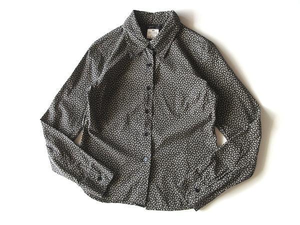 希少 ビンテージ ポルトガル製 agnes b. 小花柄シャツ ブラウス