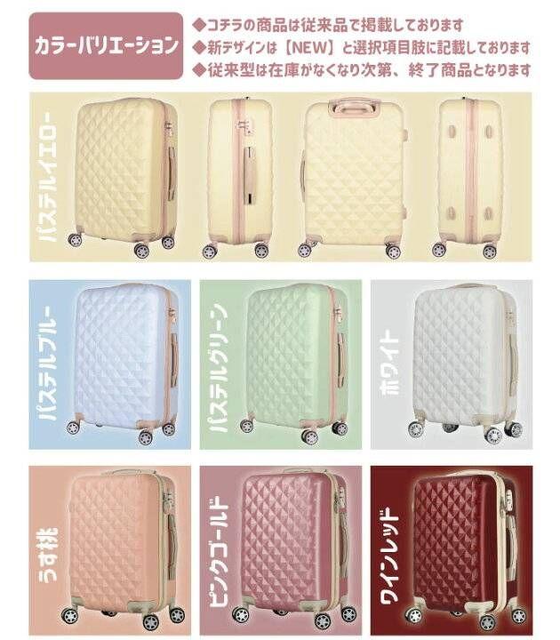 お買い得❗キルトタイプ スーツケース  Mサイズ　パステルブルー❗