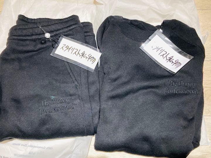 新品未使用 ennoyスウェット スウェットパンツ 2022AW 【予約販売】本