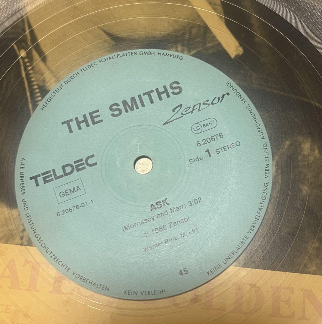 THE SMITHS ASK クリアレコード　 Germany スミス　独盤