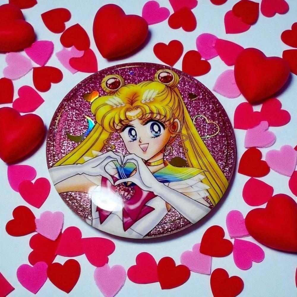 セーラームーン ローソン オーロララメ缶バッジ 月野うさぎ