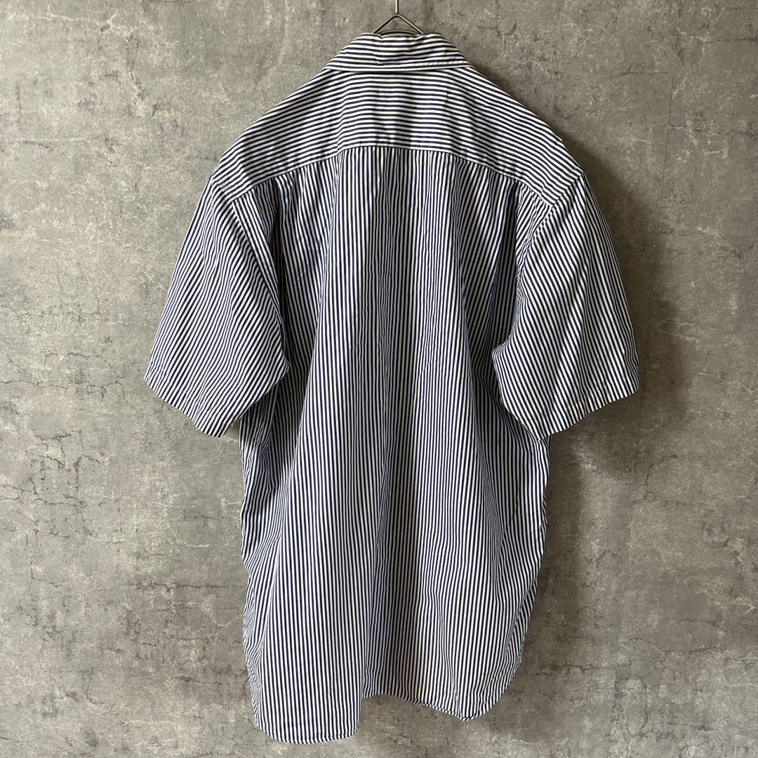 COMME des GARÇONS ギャルソン　ストライプシャツ　半袖　Sメンズ