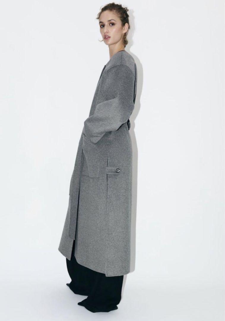 ZARA zw collection ダブルフェイス ウールブレンド コート