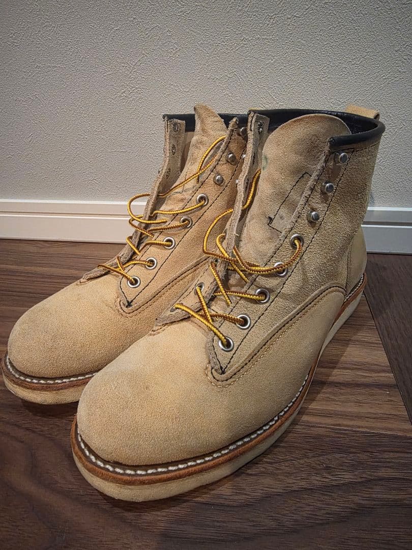 廃盤 REDWING ラインマン 2908 8D レッドウィング スエード26cm RED WING