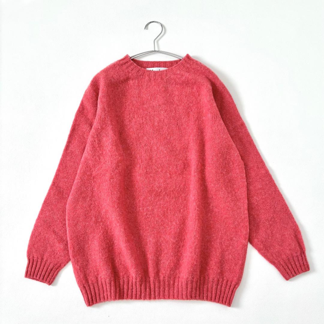 ジャーナル 別注 ハーレーオブスコットランド ウール100% ニットM Harley of Scotland