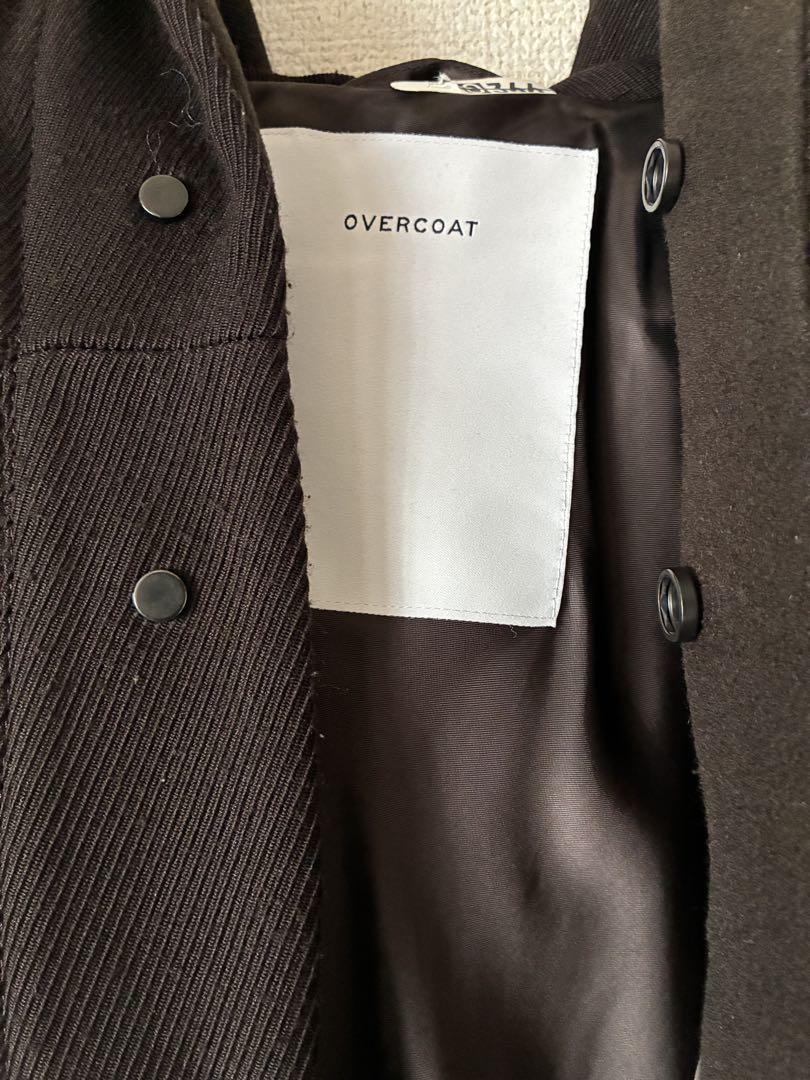 OVER COATフード付きオーバーサイズコート　ダークブラウン　サイズ1