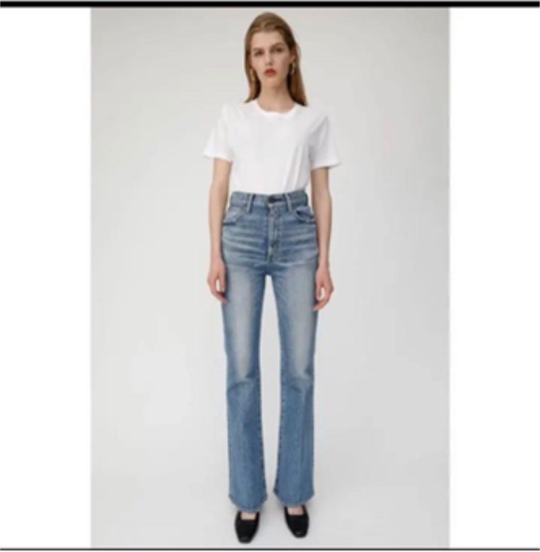 ブルー系,XS(SS)世界的に有名な マウジー moussy MVS FLARE デニム