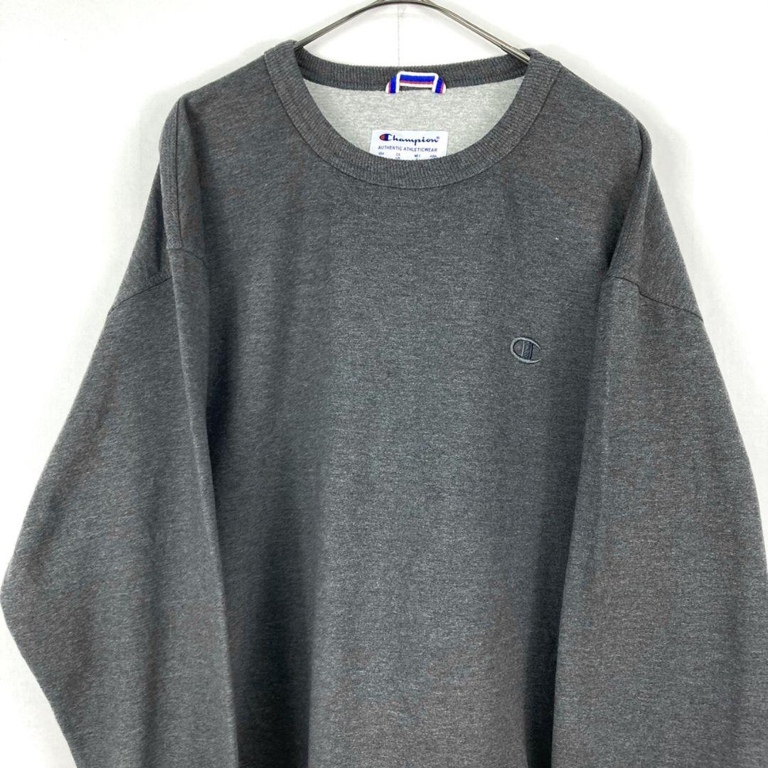 90s トレーナー ロゴ刺繍 2XL HBei1-m35980135459 US古着 champion スウェット 人気在庫