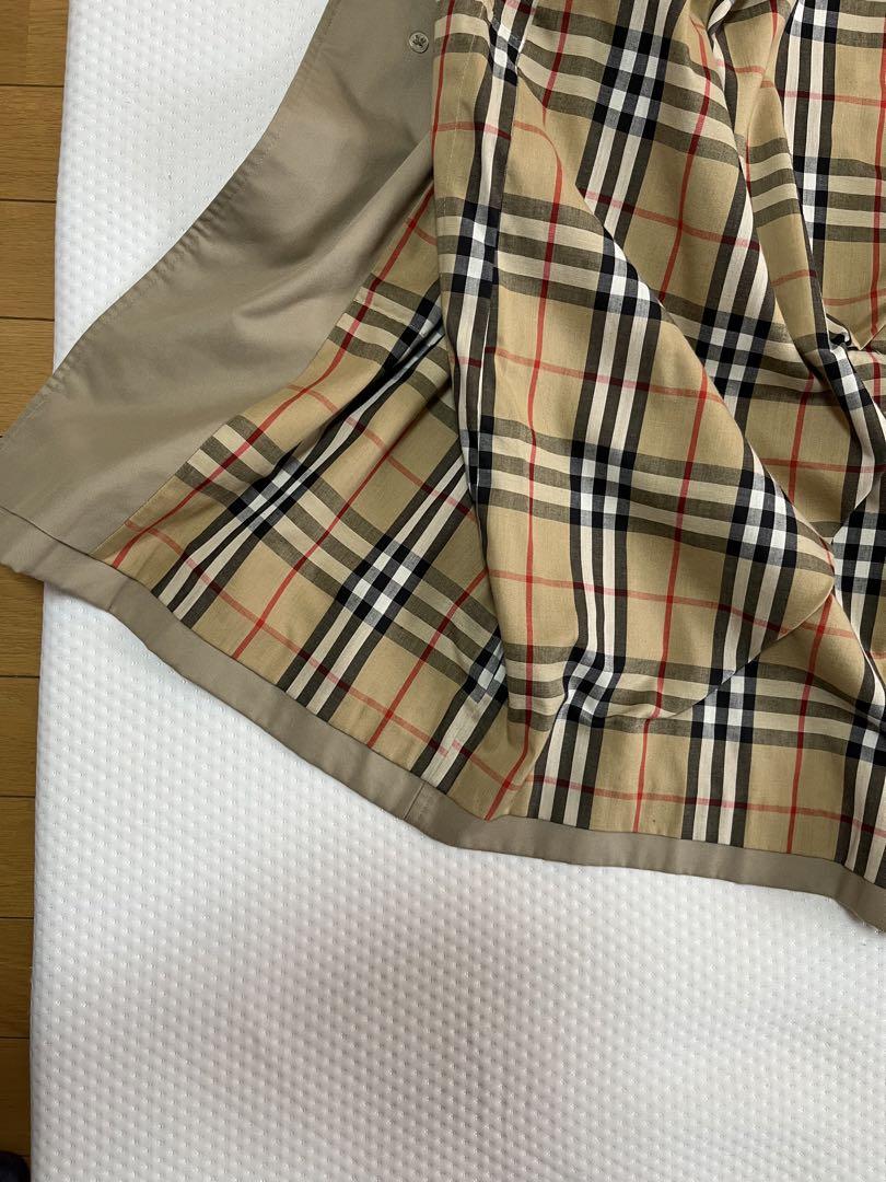 【美品】　Burberrys’ バーバリー 英国製　ステンカラーコート ベージュ