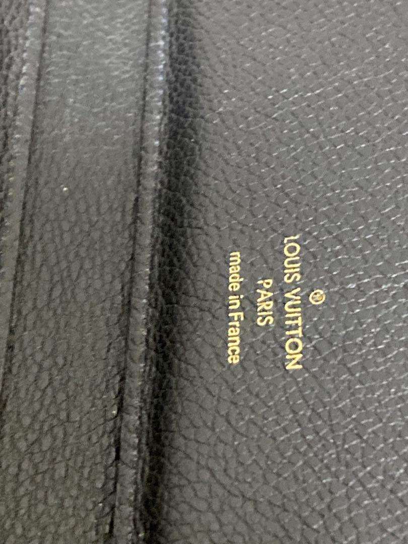 Louis Vuitton 長財布 ブラック レザー TXA12
