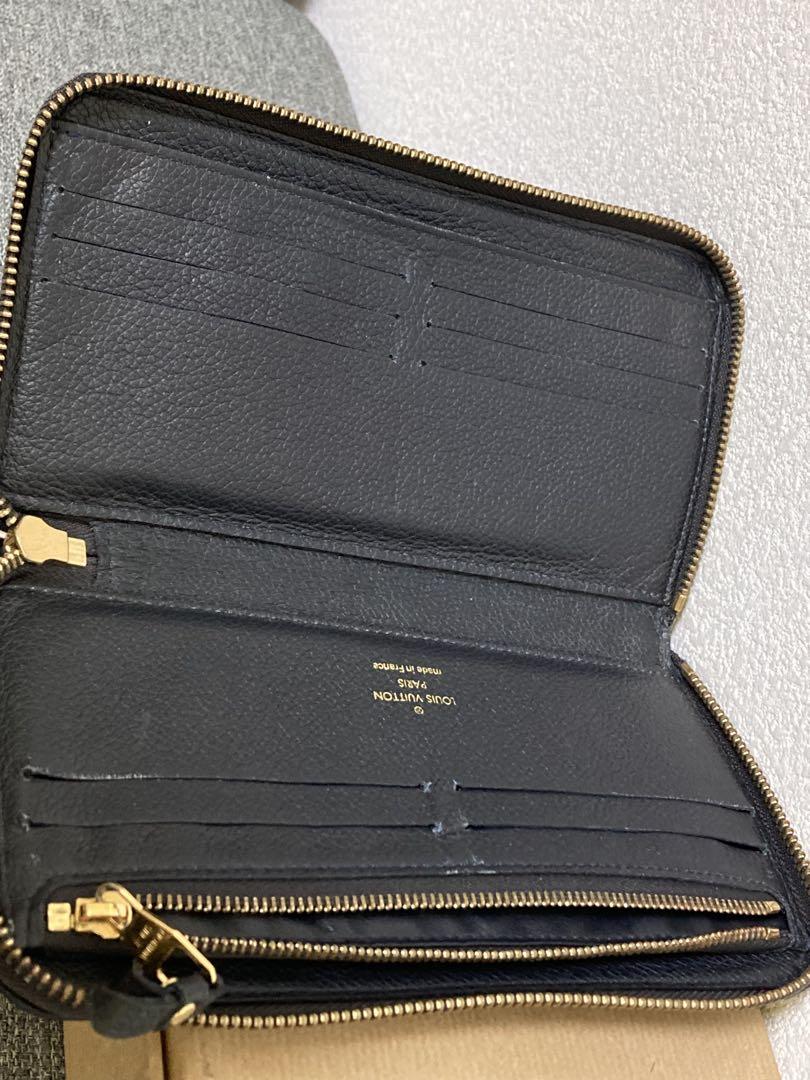 Louis Vuitton 長財布 ブラック レザー TXA12