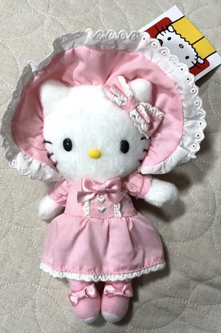 ハローキティ展 フリル ロリータ のばら ぬいぐるみ 50周年 会場 限定 アウトレット ショップゲーム・おもちゃ・グッズ - ハローキティ
