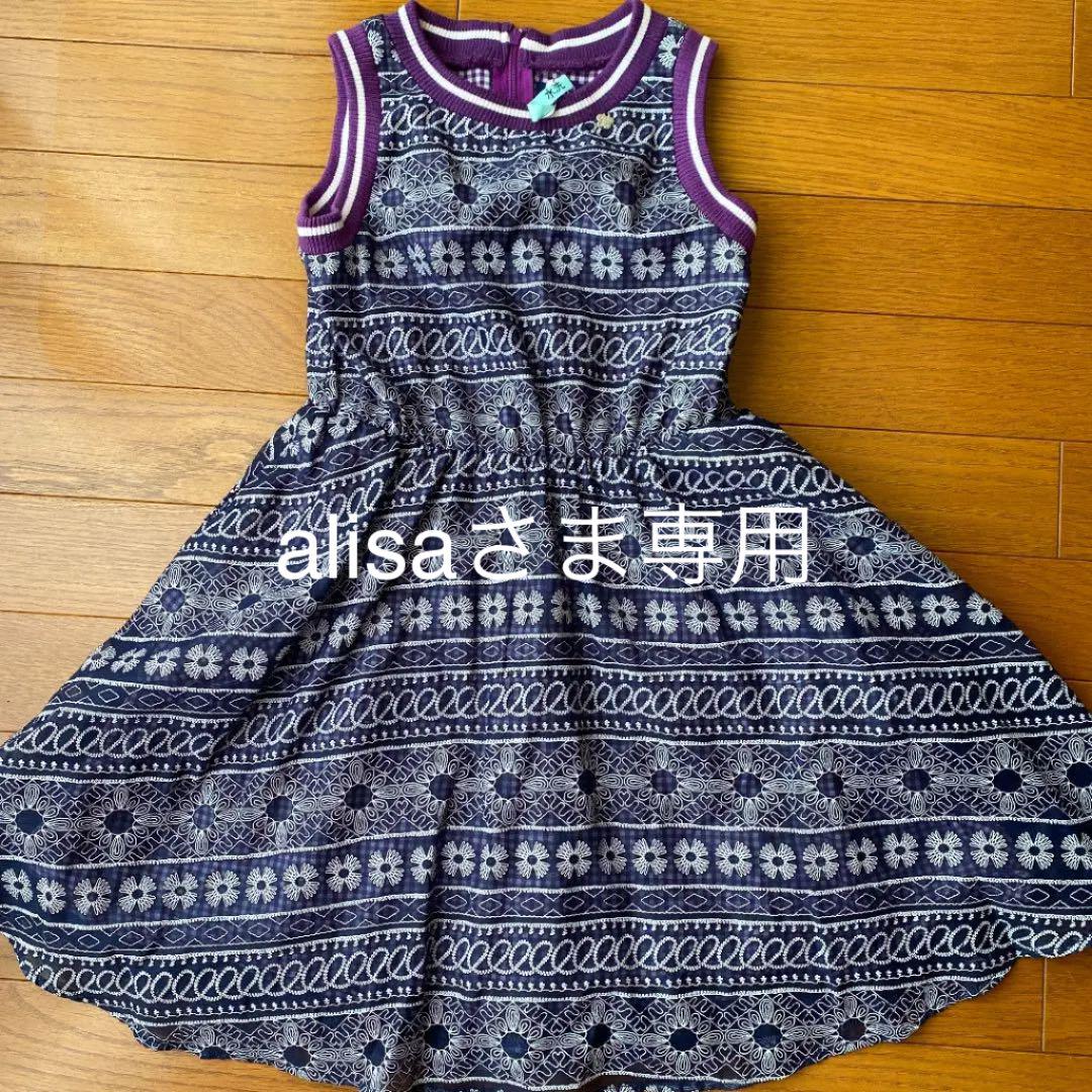 メルカリ Anna Sui Mini アナスイミニ ワンピース 130 アナスイミニ 4 999 中古や未使用のフリマ