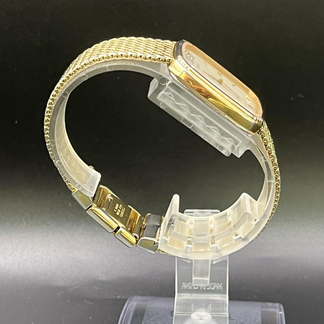 希少【稼動品】腕時計　SEIKO セイコー　ドルチェ　新品電池　1Pダイヤ