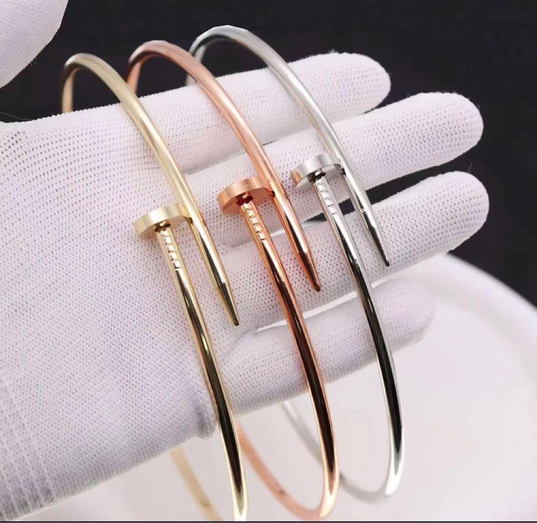 高評価なギフト ジュスト風 メンズ 高級感ある洗練デザイン 釘ネックレス アクセサリー