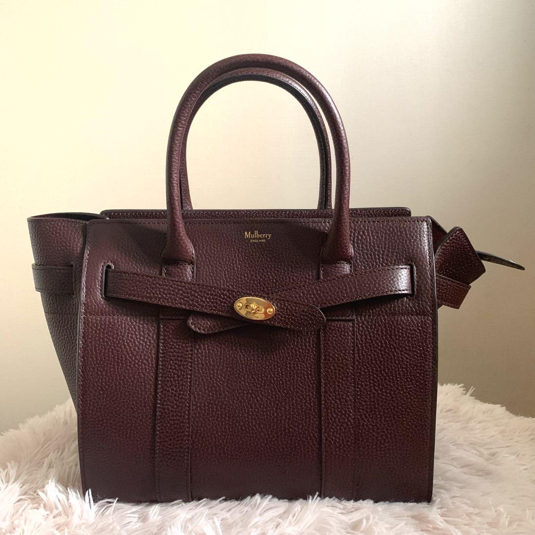 【極美品】大人気　Mulberry small zipped bayswater