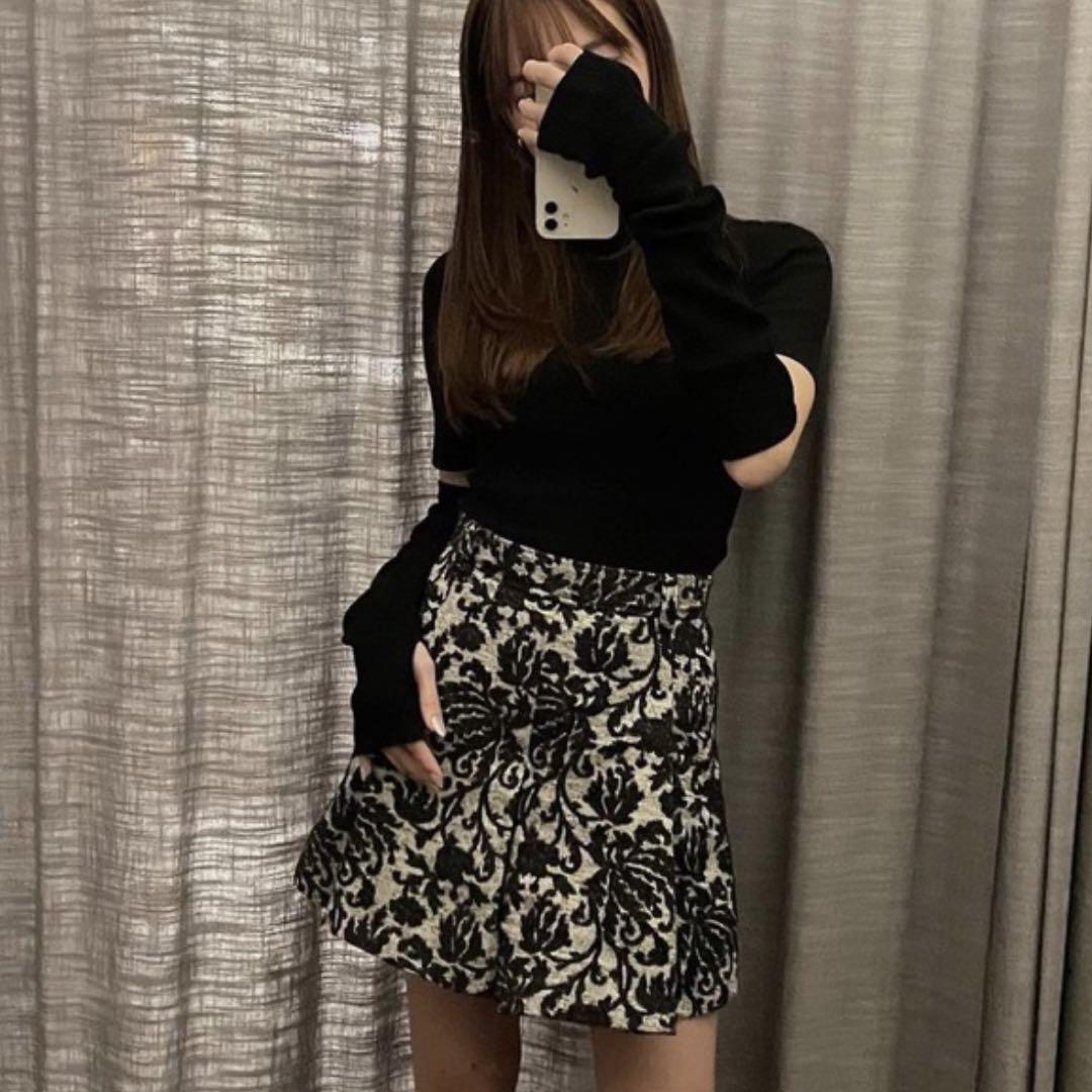 ルシェルブルー Chenille Tuck Flair ショートパンツ ルシェルブルー Chenille Tuck Flair ショートパンツ