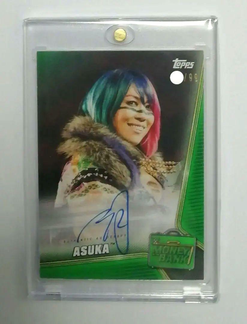 激安 超特価商店街  WWE メルカリ - /99 直筆サイン アスカ ASUKA カード その他
