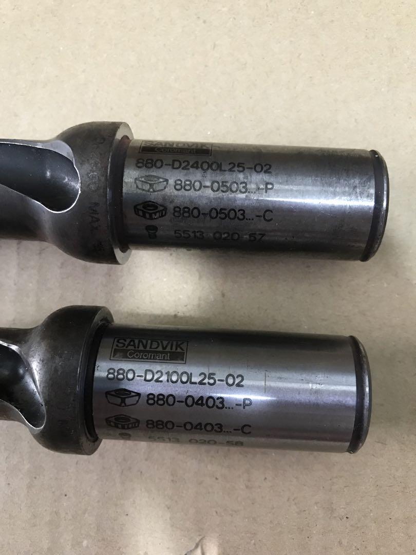 sandvik Uドリル2本セット
