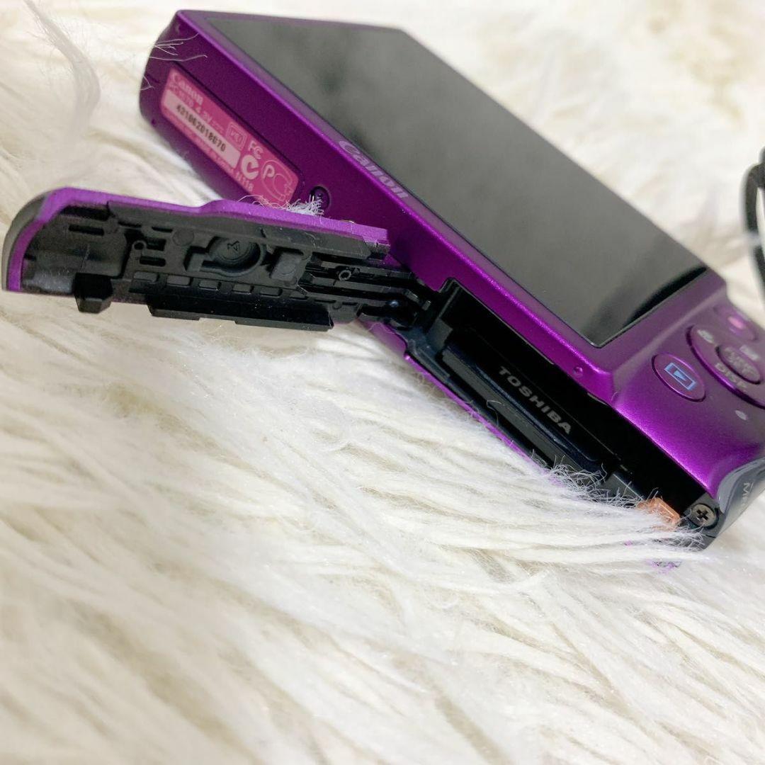 キャノン IXY 600F パープル SDカード付 コンパクトデジタルカメラ