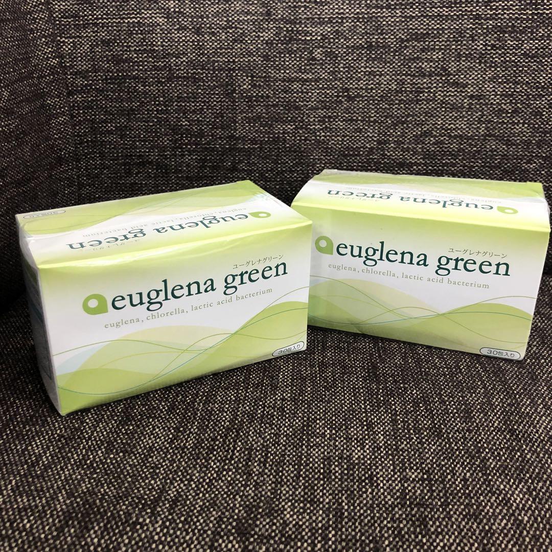 新品 30包×2箱 euglena green ユーグレナグリーン