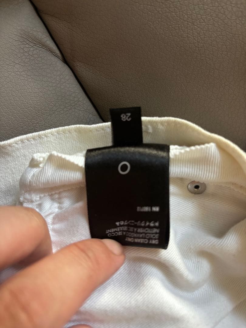 AMIRI ホワイト スキニーパンツ 29