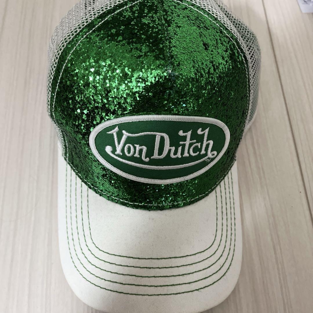 Von Dutch トラッカーキャップ グレー/緑Y2K - メルカリ