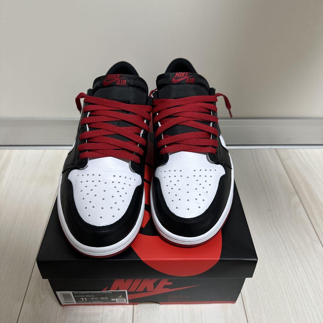 NIKE Air Jordan 1 Low ホワイト/ブラック/レッド
