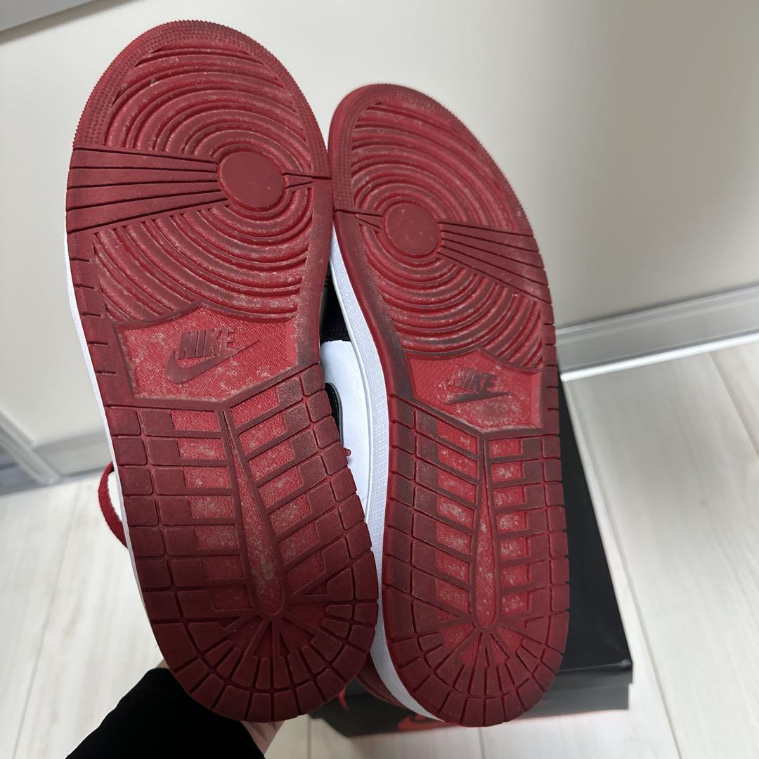 NIKE Air Jordan 1 Low ホワイト/ブラック/レッド